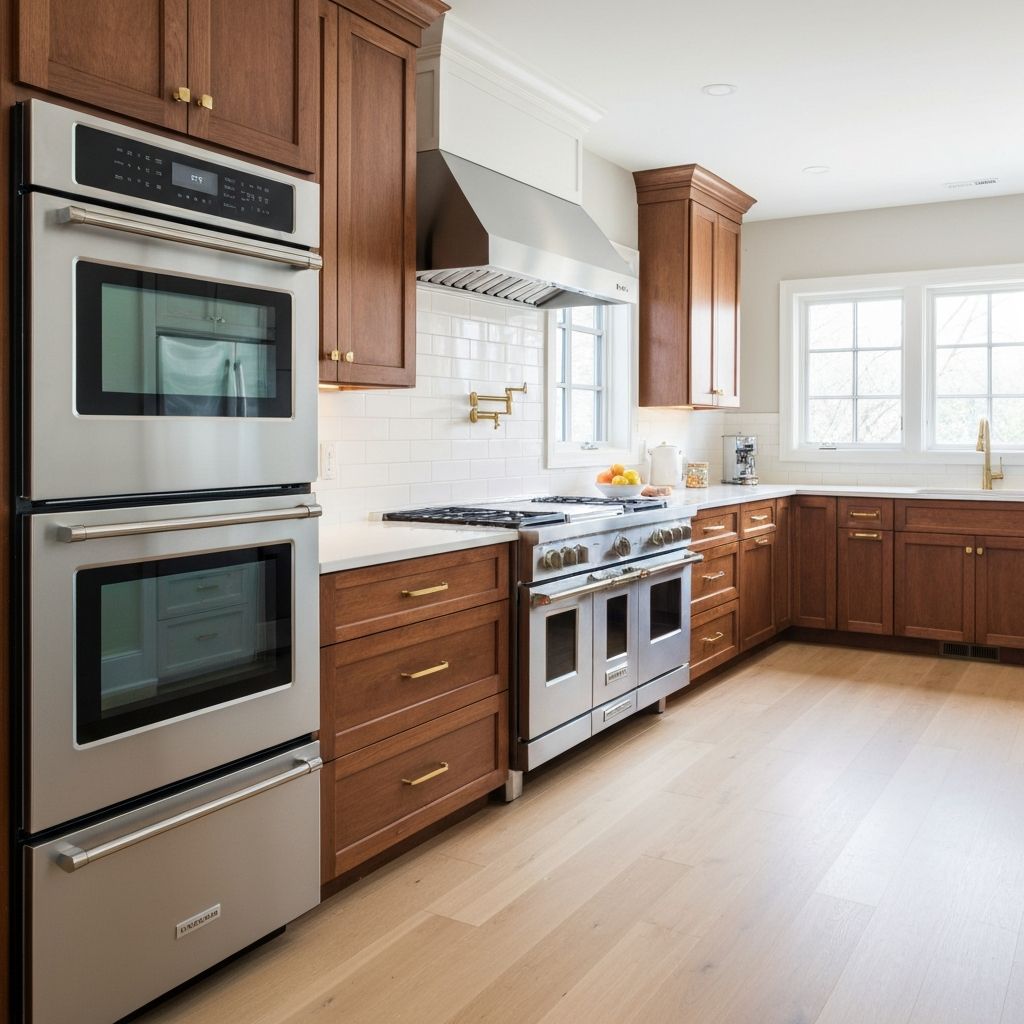 Rénovation de cuisine avec équipements modernes